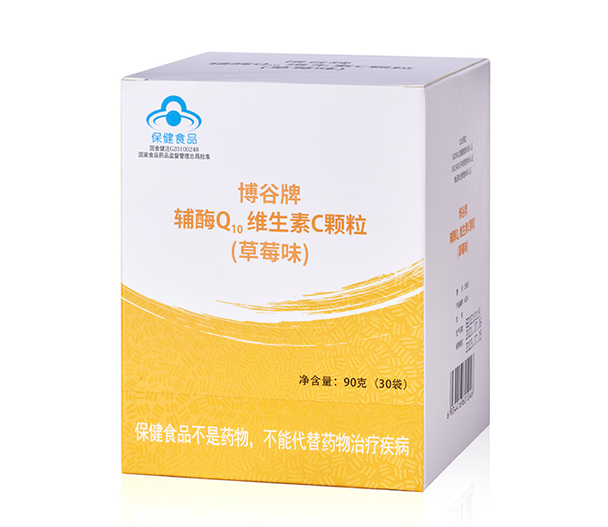 博谷牌輔酶Q<SUB>10</SUB>維生素C顆粒（草莓味）